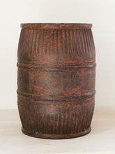Load image into Gallery viewer, Collection Vintage German Iron Lidded Barrels