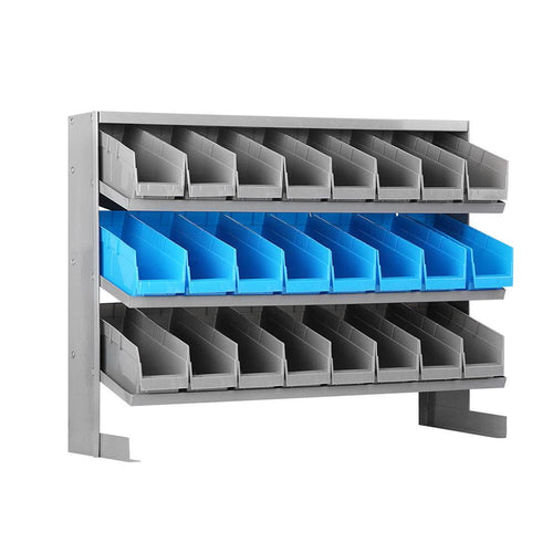 24 Storage Bin Rack Stand