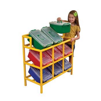 Classroom Storage, Tilt Bin Storage, 9 Bins