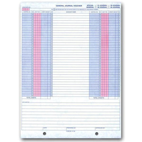 General Journal Voucher - Form A-150