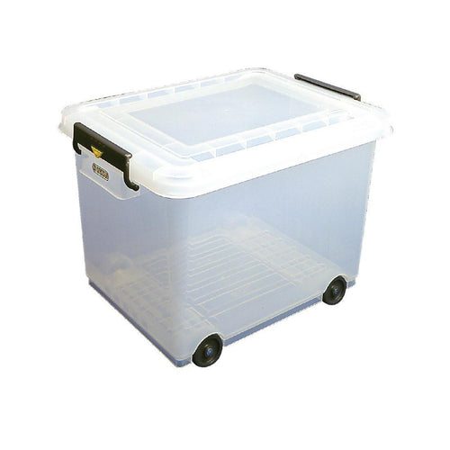 Araven Mobile Food Storage Bin with Lid 50Ltr