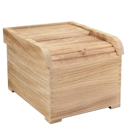 Shutter Style Grain Storage Wood Container