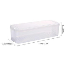 Load image into Gallery viewer, Plastic Storage Bins  Box Food Storage Containers with Lid Freezer Organizer