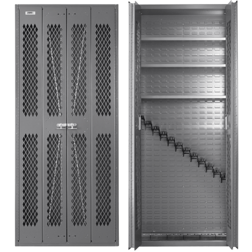 SecureIt Tactical SEC-300-12R Model 84: 12/3 Locking Steel Gun Cabinet