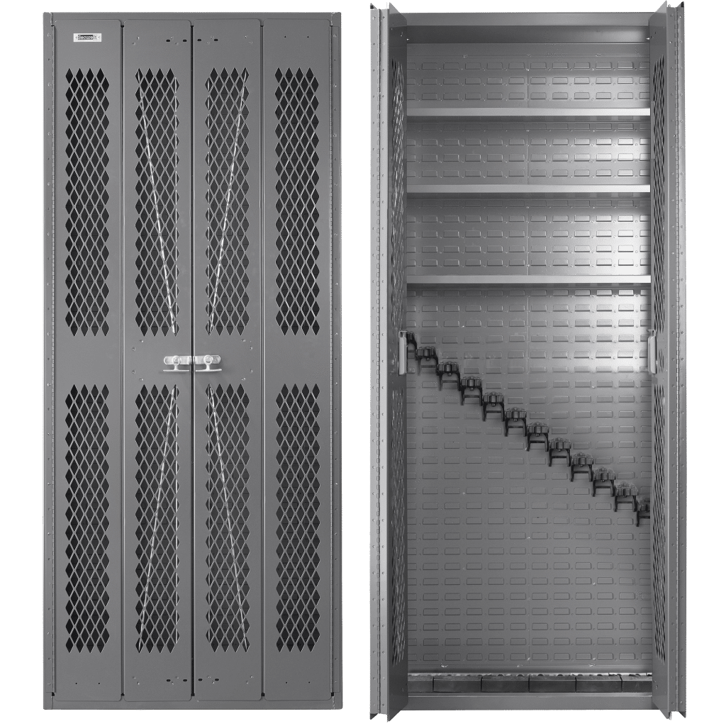 SecureIt Tactical SEC-300-12R Model 84: 12/3 Locking Steel Gun Cabinet